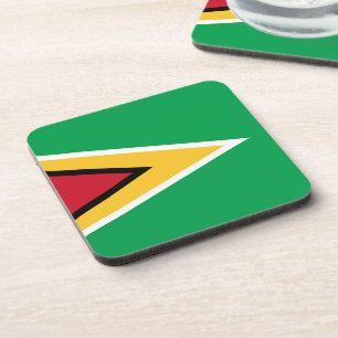 Guyana-Flagge Getränkeuntersetzer