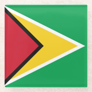 Guyana-Flagge Glasuntersetzer