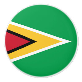 Guyana-Flagge Keramikknauf