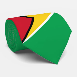 Guyana-Flagge Krawatte