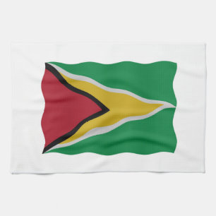 Guyana-Flagge Küchentuch