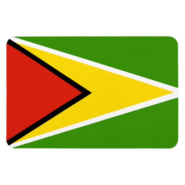 Guyana-Flagge Magnet (Horizontal)