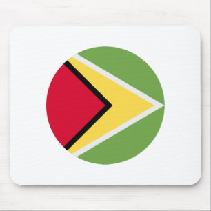 Guyana-Flagge Mousepad