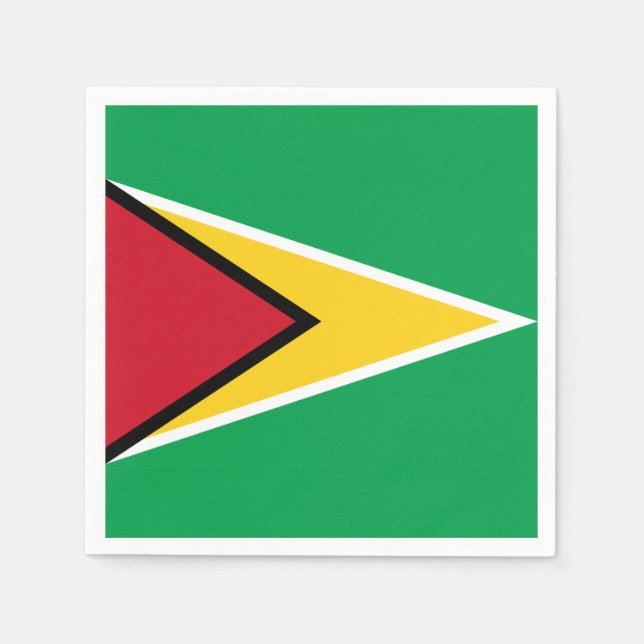 Guyana-Flagge Serviette (Vorderseite)