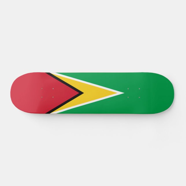 Guyana-Flagge Skateboard (Horizontal)