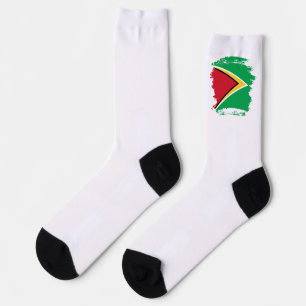 Guyana-Flagge Socken