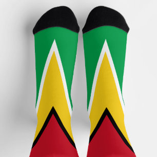 Guyana-Flagge Socken