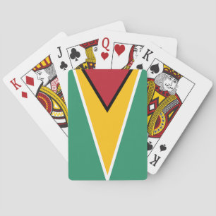 Guyana-Flagge Spielkarten