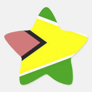 Guyana-Flagge Stern-Aufkleber