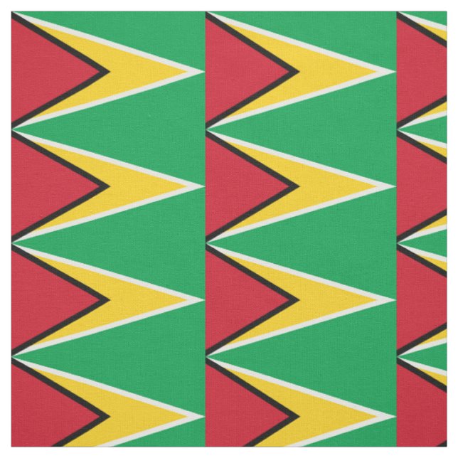 Guyana-Flagge Stoff (Muster)