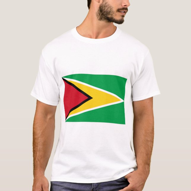 Guyana-Flagge T-Shirt (Vorderseite)