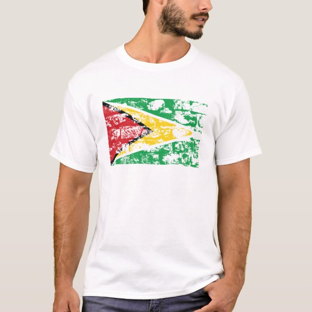 Guyana-Flagge T-Shirt (Vorderseite)