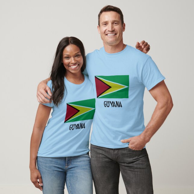 Guyana-Flagge T-Shirt (Unisex)