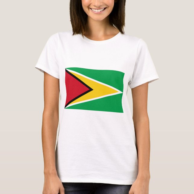Guyana-Flagge T-Shirt (Vorderseite)