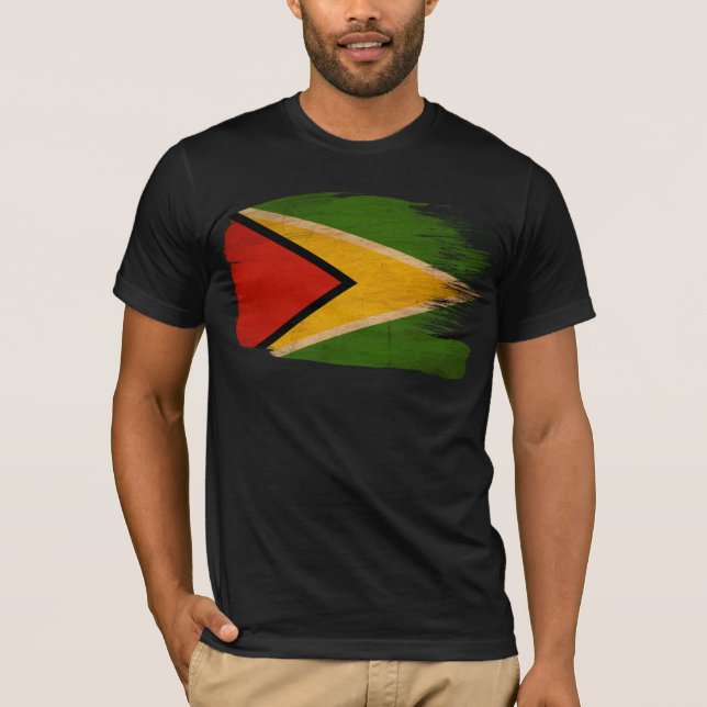 Guyana-Flagge T-Shirt (Vorderseite)