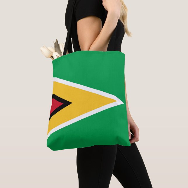 Guyana-Flagge Tasche (Von Nahem)