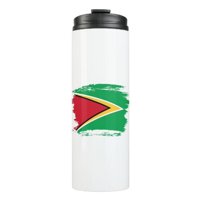 Guyana-Flagge Thermosbecher (Vorderseite)