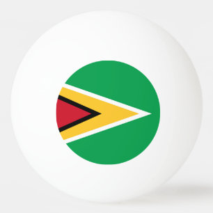 Guyana-Flagge Tischtennisball