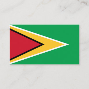 Guyana-Flagge Visitenkarte