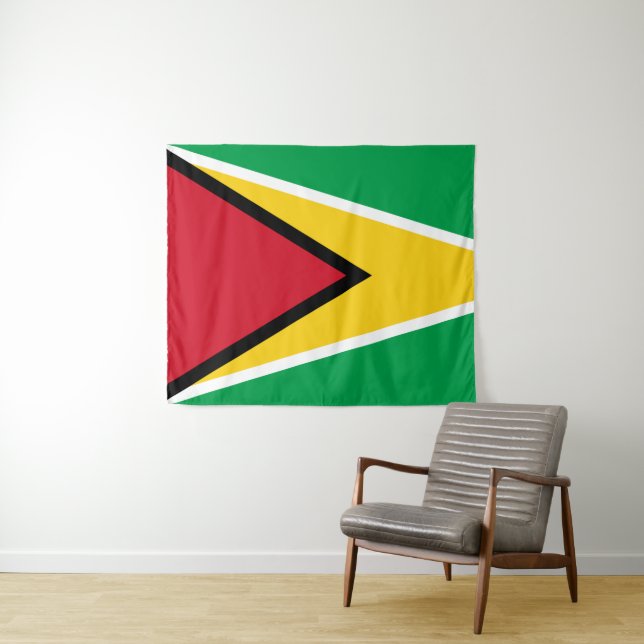 Guyana-Flagge Wandteppich (Beispiel (Horizontal))