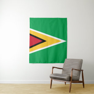 Guyana-Flagge Wandteppich