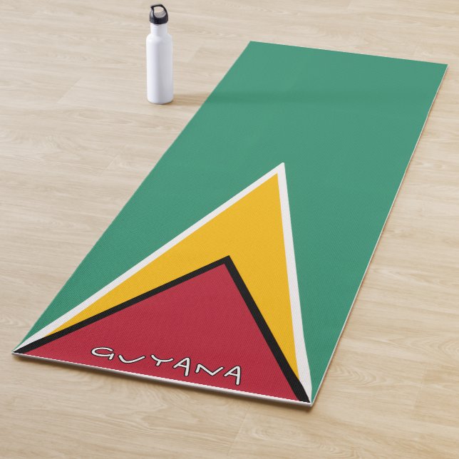 Guyana-Flagge Yogamatte (Beispiel)