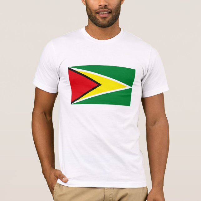 Guyana-Flaggen-T - Shirt (Vorderseite)