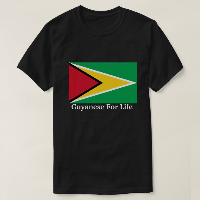 Guyana für das Leben T-Shirt (Design vorne)