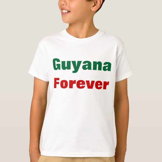 Guyana für immer T - Shirt (Vorderseite)