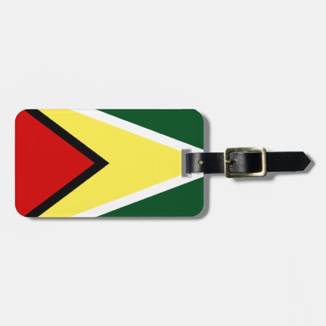 Guyana Gepäckanhänger (Vorderseite horizontal)