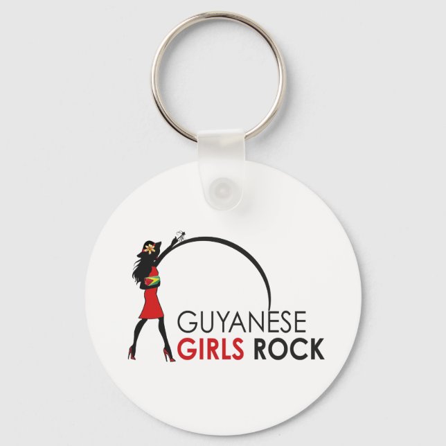 Guyana Girl Schlüsselanhänger (Vorderseite)