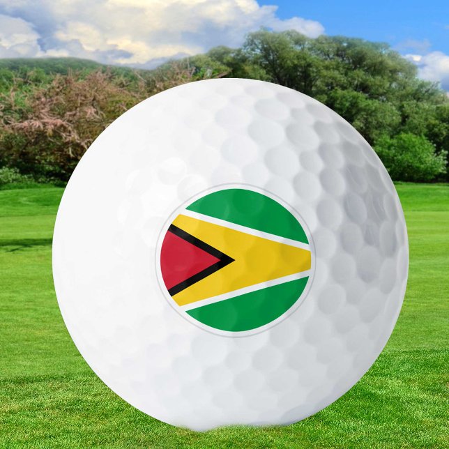 Guyana Golf Balls, Guyana Flaggengolfer / Patriote Golfball (Von Creator hochgeladen)