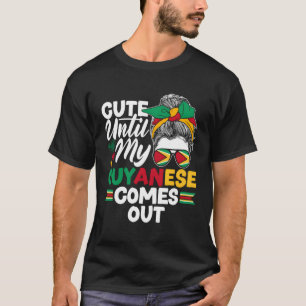 Guyana-Guyana-Flagge bis zu meinem Guyana T-Shirt