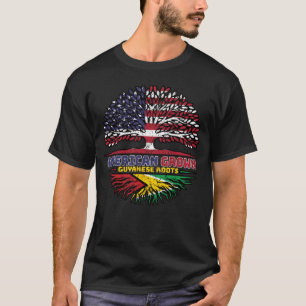 Guyana Guyanese US Amerikaner USA Vereinigte Staat T-Shirt