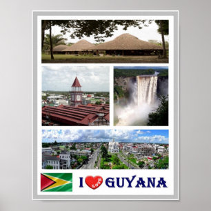 Guyana - I Liebe - Poster