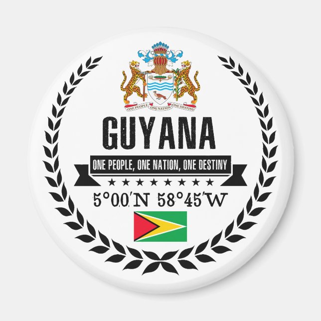 Guyana Magnet (Vorne)