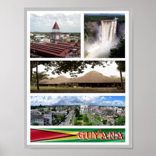 Guyana - Mosaik - Poster