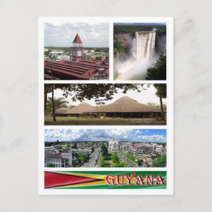 Guyana - Mosaik - Postkarte