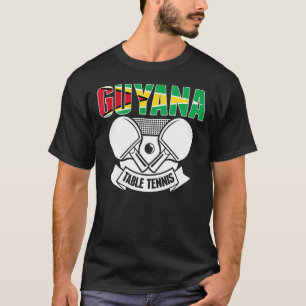 Guyana Ping Pong Guyanese Tischtennis Team Supplem T-Shirt