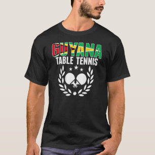 Guyana Ping Pong Guyanese Tischtennisteam Unterstü T-Shirt