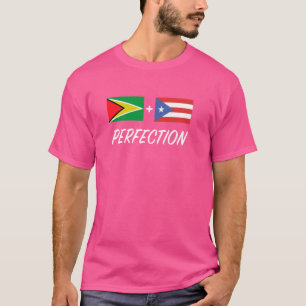 Guyana Puerto Rico Flag Guyana Puerto Rico T-Shirt