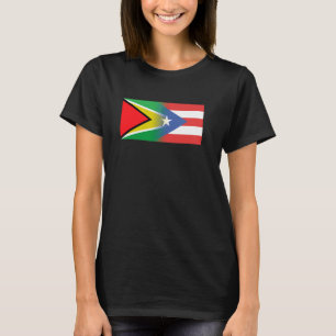 Guyana Puerto Rico Flag Guyana Puerto Rico T-Shirt