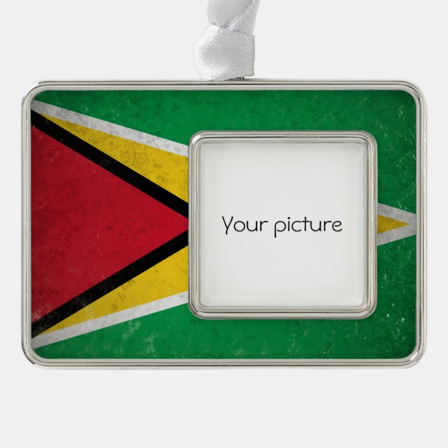 Guyana Rahmen-Ornament Silber (Vorderseite)