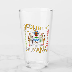 Guyana Republic Jubilee verre à pinte de style amé