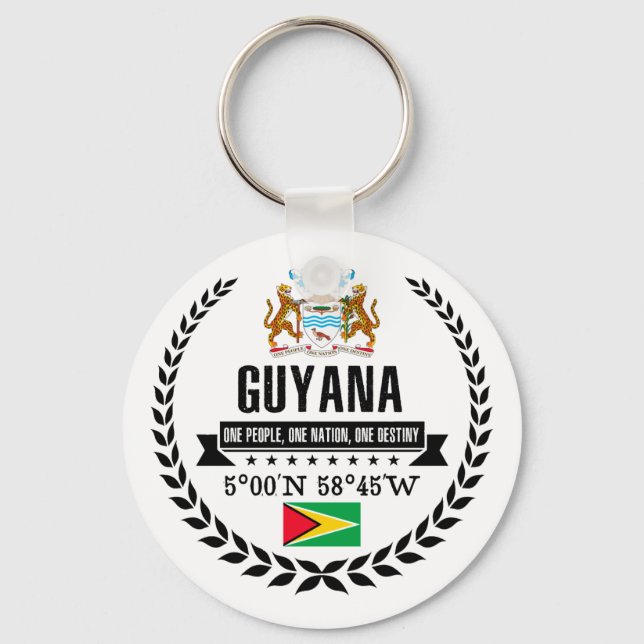 Guyana Schlüsselanhänger (Vorderseite)