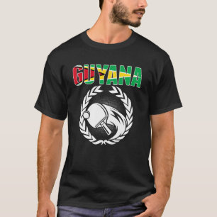 Guyana Table Tennis Guyanese Ping Pong Team Suppo T-Shirt