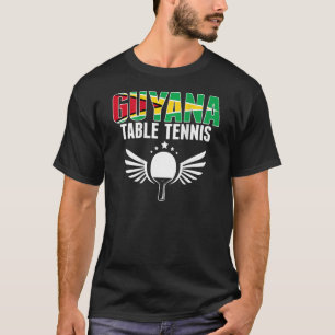 Guyana Tischtennis unterstützen Guyanese Ping Pong T-Shirt