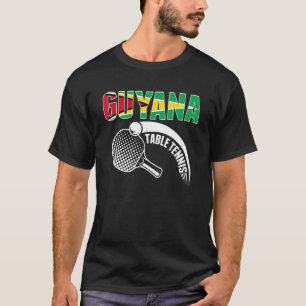 Guyana Tischtennis unterstützen Guyanese Ping Pong T-Shirt
