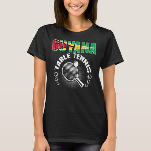 Guyana Tischtennis unterstützen Guyanese Ping Pong T-Shirt