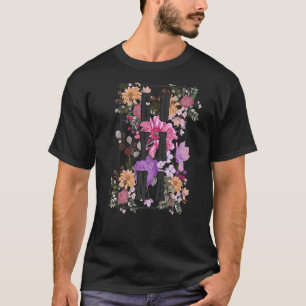 Guyana Vintage Blume Floralguyanischer Stolz T-Shirt